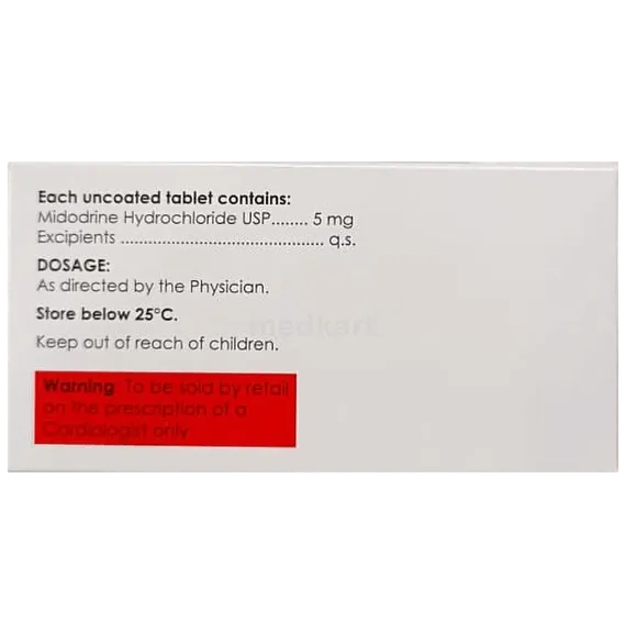 cipmido 5mg tablet 10's